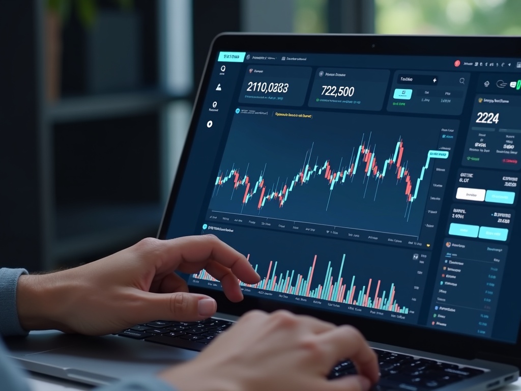 Modern trading interface for multi-asset platforms with user-friendly design